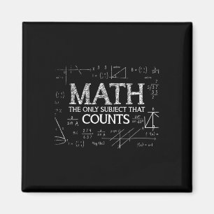 Der lustige Nerd der Wissenschaft mathematisiert d Magnet