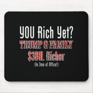 Der lustige politische Korrupte Trump wird im Amt Mousepad