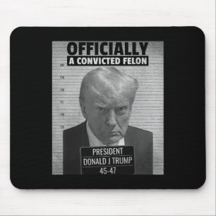 Der lustige Präsident Trump ist offiziell ein veru Mousepad