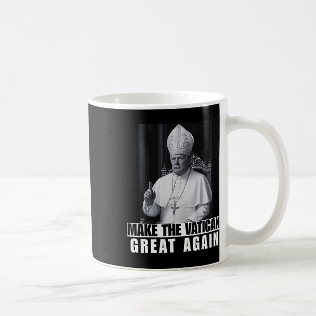 Der lustige Präsident Trump Will, der nächste Paps Kaffeetasse (Rechts)