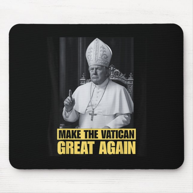 Der lustige Präsident Trump Will, der nächste Paps Mousepad (Vorne)