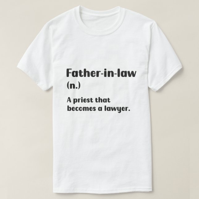Der lustige Priester: Der Schwindelkönig T-Shirt (Design vorne)