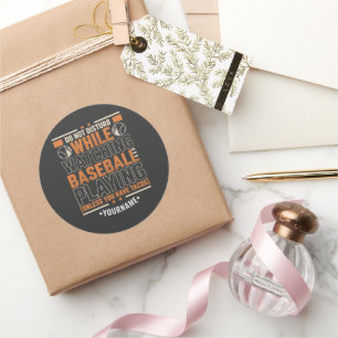 Der lustige Tag des Spiels stört nicht, es sei den Runder Aufkleber