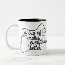 Der lustige Teecup macht alles besser