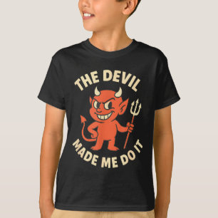 Der lustige Teufel an Halloween T-Shirt