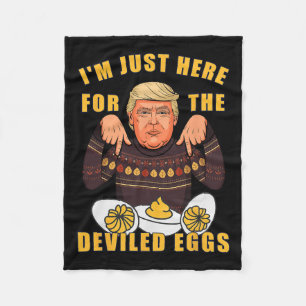 Der lustige Trump-Erntedank, den ich gerade für di Fleecedecke