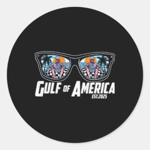 Der lustige Trump-Golf von Amerika nach 2025 Trump Runder Aufkleber