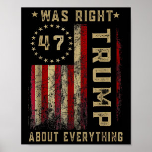 Der lustige Trump hatte Recht mit allem, was uns V Poster