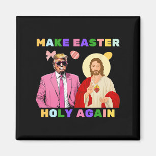 Der lustige Trump Jesus Christus macht Ostern heil Magnet