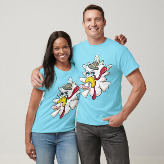 Der lustige Truthahn wackelt bis zum Umfallen zum T-Shirt
