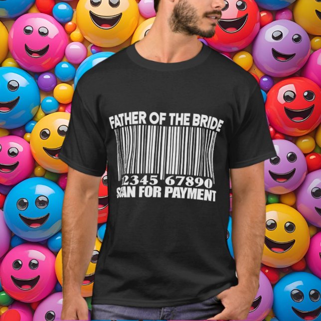 Der lustige Vater des Bride-Scans T-Shirt (Von Creator hochgeladen)
