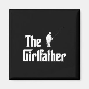 Der lustige Vater von Vater und Vater der Mädchenf Magnet