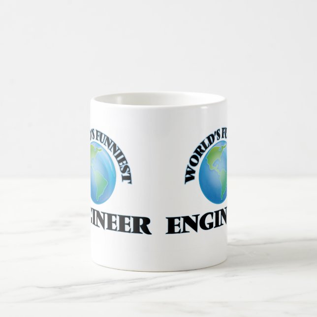 Der lustigste Ingenieur der Welt Kaffeetasse (Mittel)
