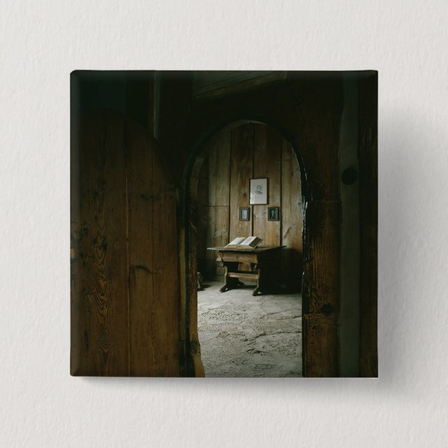 Der Luther Raum im Wartburg-Schloss Button (Vorderseite)