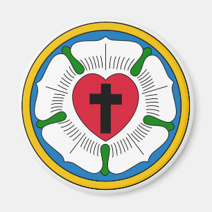Der Luther-Rose-Lutheranismus Martin Luther Magnet