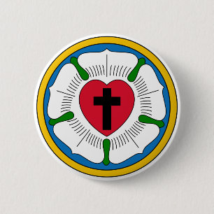 Der Luther RoseLutheranism Martin Luther Button