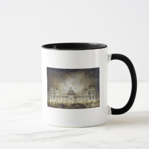 Der Luxemburg-Palast belichtet Tasse