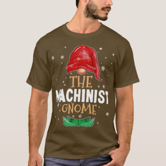 Der Machinist Gnome Familie passt Weihnachten zusa T-Shirt