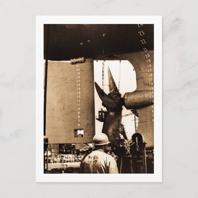 Der mächtige Fitz - Rudder & Prop Postkarte (Vorderseite)