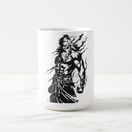 Der mächtige griechische Gott Kaffeetasse