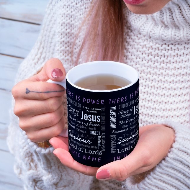 Der mächtige Name Jesu Christlich Tasse (There Is Power In His Name Mug)