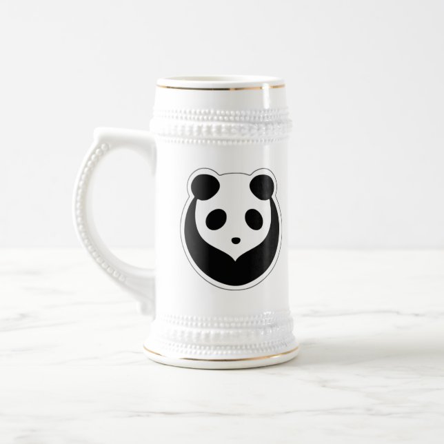 Der mächtige Panda Bierglas (Links)