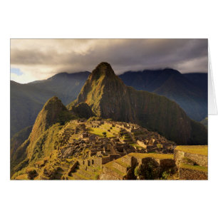 Der Machu Picchu-Platz in der Nähe von Cusco in Pe