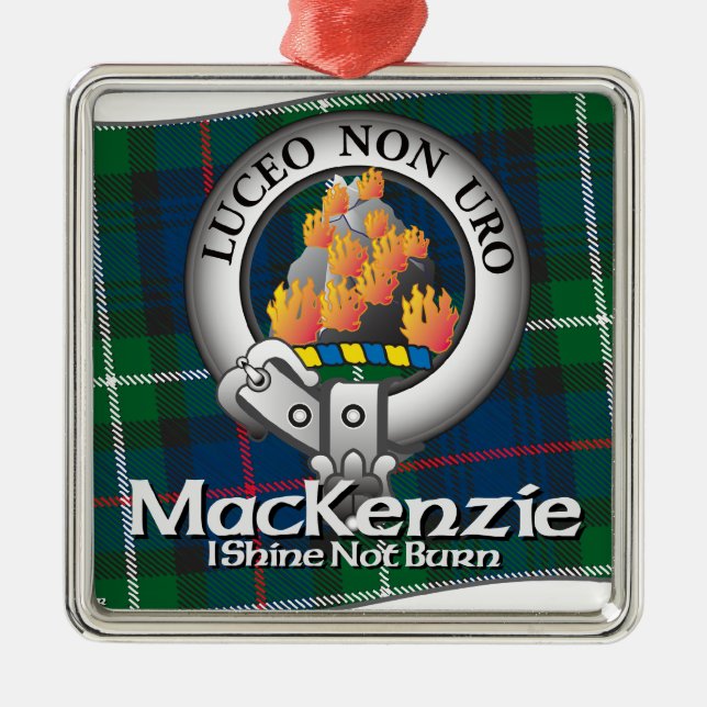 Der Mackenzie-Clan Silbernes Ornament (Vorne)