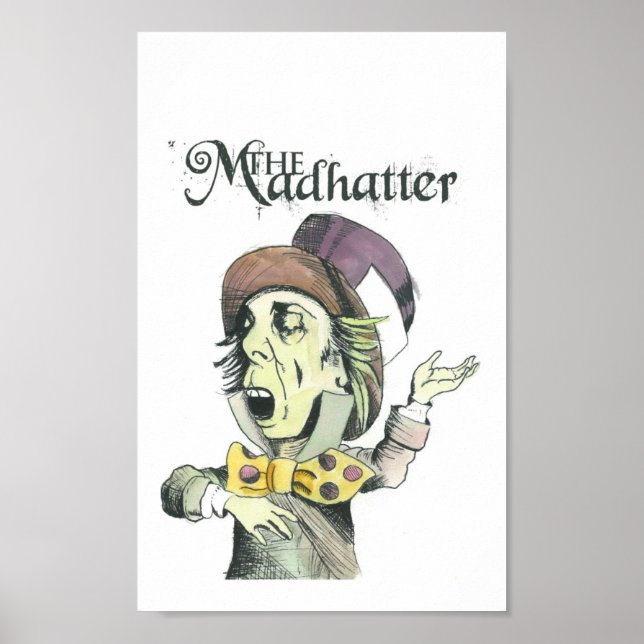 Der Mad Hatter Poster (Vorne)