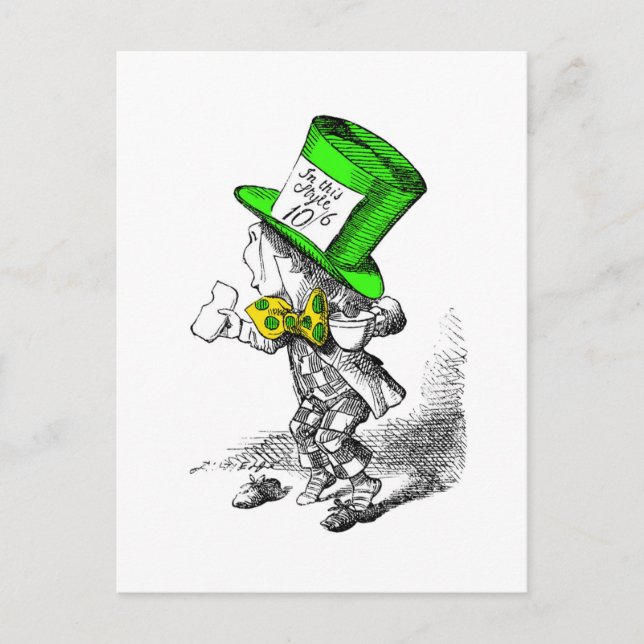 Der Mad Hatter Postkarte (Vorderseite)