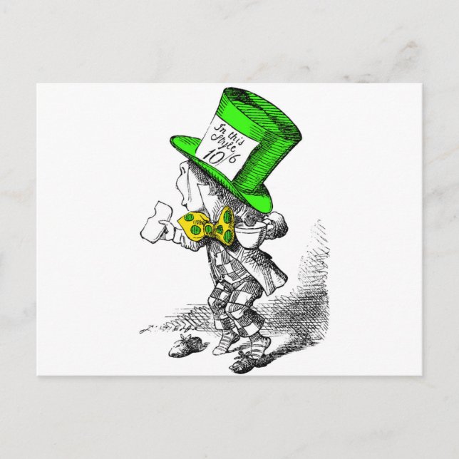 Der Mad Hatter Postkarte (Vorderseite)