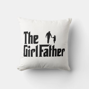 Der Mädchenvater Lustiger Vater von Mädchen Daddy Kissen