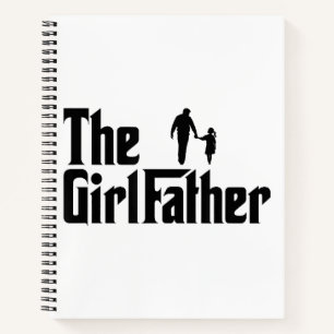 Der Mädchenvater Lustiger Vater von Mädchen Daddy Notizbuch