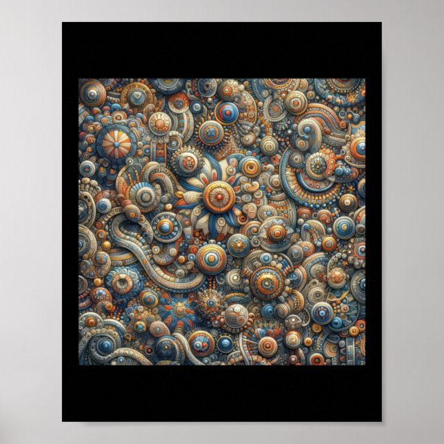 Der Magic Circle Sticker Poster (Vorne)