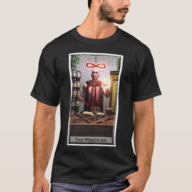 Der Magier-Dunkelheits-T - Shirt (Vorderseite)