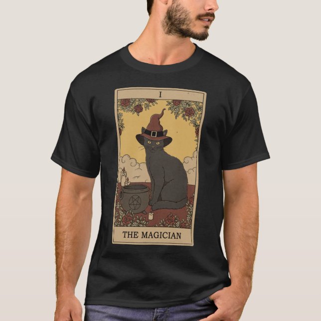 Der Magier lustig T-Shirt (Vorderseite)