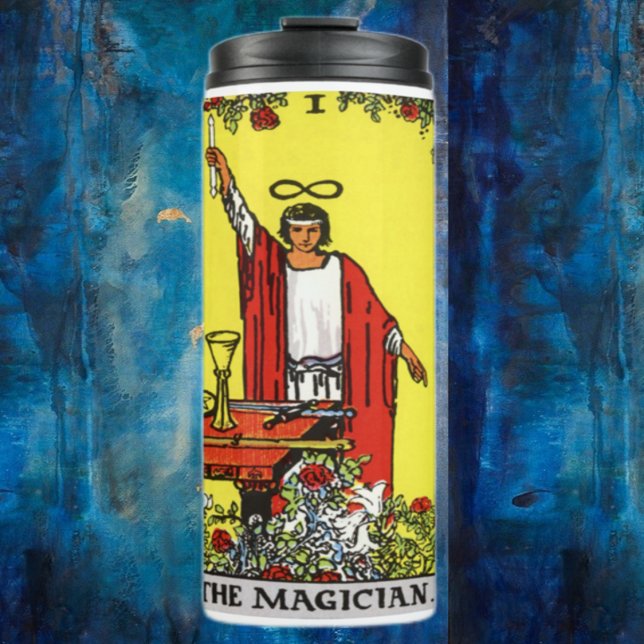Der Magier-Tarot-Wärmer Thermosbecher (Von Creator hochgeladen)