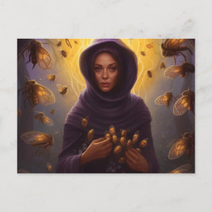 Der magische Bienenhalter Postkarte