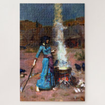 Der magische Kreis John William Waterhouse Kunst