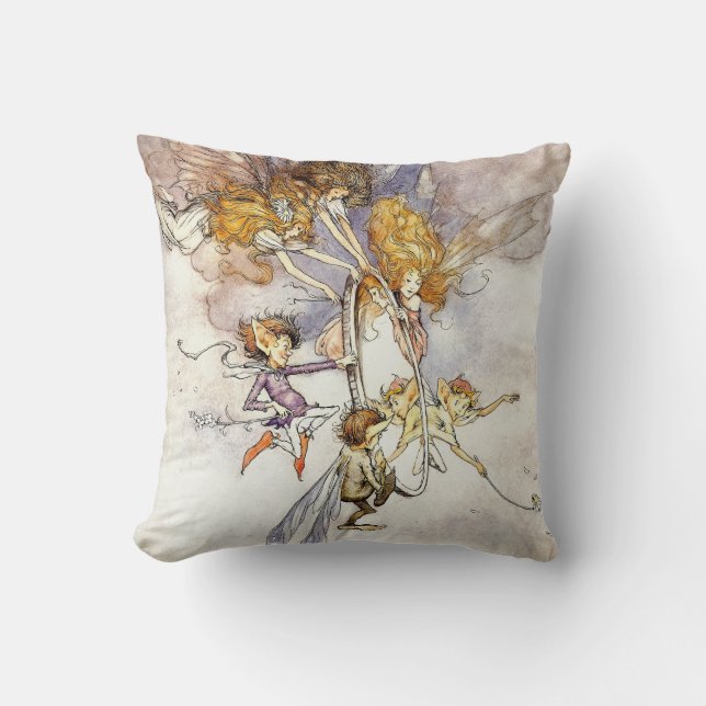 "Der magische Spiegel" Kissen (Vorderseite)