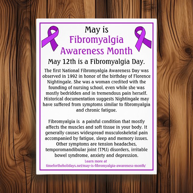 Der Mai ist der Monat des fibromyalgischen Bewusst Flyer (Von Creator hochgeladen)