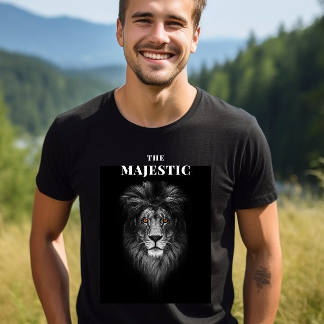 Der majestätische Löwenkopf-T - Shirt (Von Creator hochgeladen)