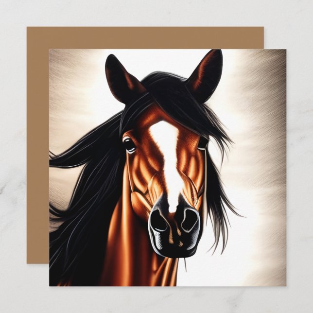 Der majestätische Mustang - der Geist der Freiheit (Vorne/Hinten)