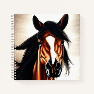 Der majestätische Mustang - der Geist der Freiheit Notizbuch