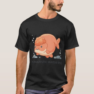 Der majestätische Wasserschwein-Ranchu-Goldfisch T-Shirt