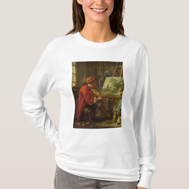 Der Maler in seinem Studio T-Shirt (Vorderseite)