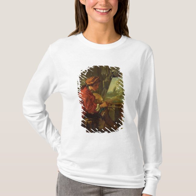 Der Maler in seinem Studio T-Shirt (Vorderseite)