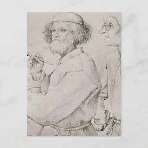 Der Maler und der Kunstfreund Postkarte