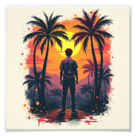 Der Maler war erstaunt über sein Bild Fotodruck