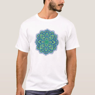 Der Mandala-Coole Smaragd T-Shirt